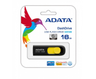 ADATA 16GB DashDrive UV128 czarno-żółty (USB 3.1) - 403507 - zdjęcie 1